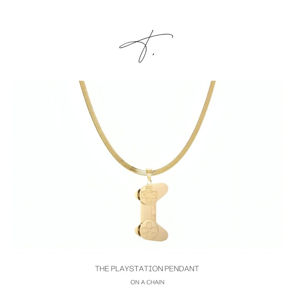 The PlayStation Pendant on a Chain